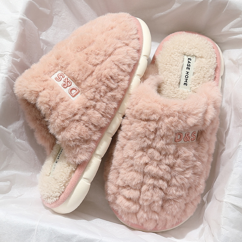 家用棉拖鞋防滑女士秋冬季保暖