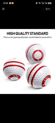 全新高尔夫球带线球GOLF推杆球网红三层球红线球 O-Golf Ball球