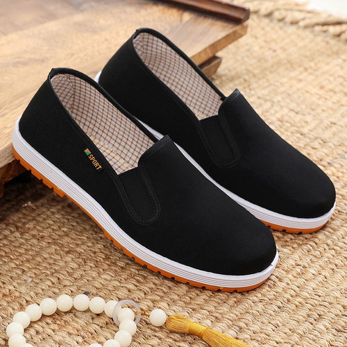 春秋一脚蹬耐磨防臭劳保单鞋透气