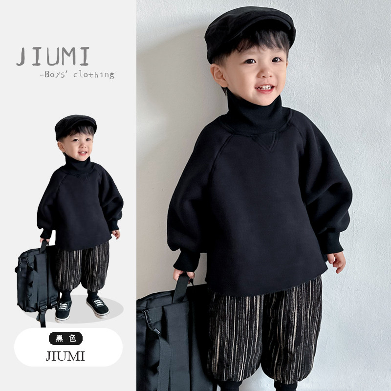 男童韩系套装儿童冬季新款一体绒高领卫衣男宝洋气加厚保暖裤子潮,童装/婴儿装/亲子装,套装,淘宝优惠券,粉丝福利购,淘宝优惠卷