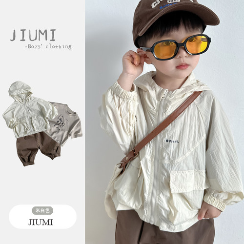 JIUMI2024新款轻薄防晒衣套装潮