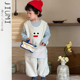 T恤衫 宝宝2026春季 儿童休闲韩版 马甲三件套男童卡通长袖 新款 套装