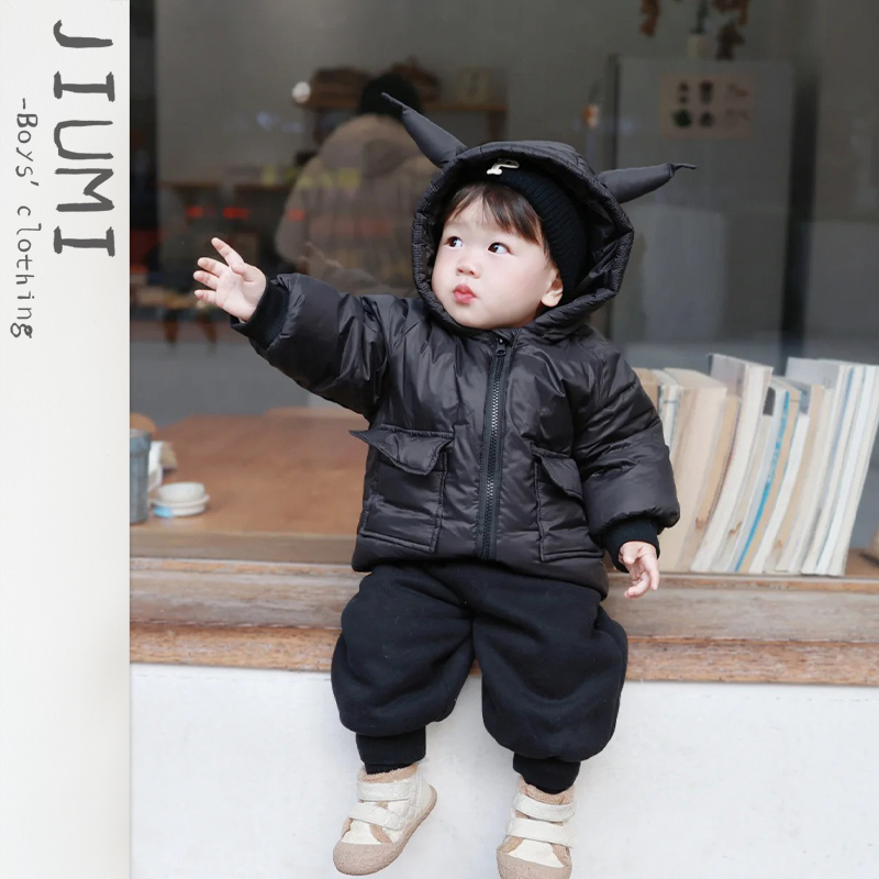 JIUMI男宝新款冬羽绒服洋气裤子