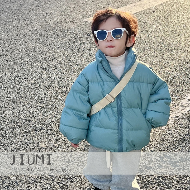 JIUMI冬季韩版宽松白鸭绒羽绒服