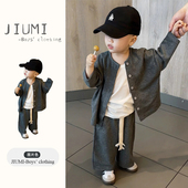 2026新款 婴幼童套装 韩版 外套春装 男童春季 打底衫 儿童开衫 男宝长袖