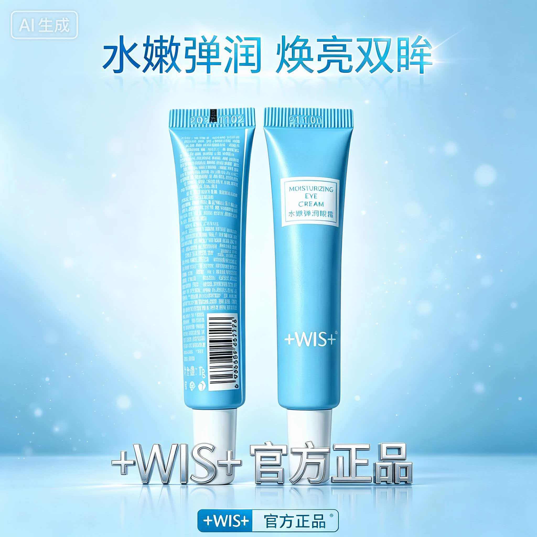 WIS水嫩弹润眼霜保湿滋润焕亮双眸官方正品7g小样5支清仓特价