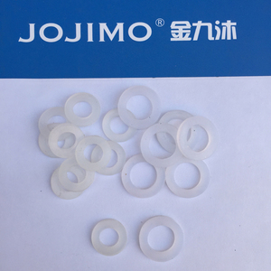 304不锈钢波纹管垫圈4分6分1寸耐高温正宗硅胶平垫片密封圈盖帽