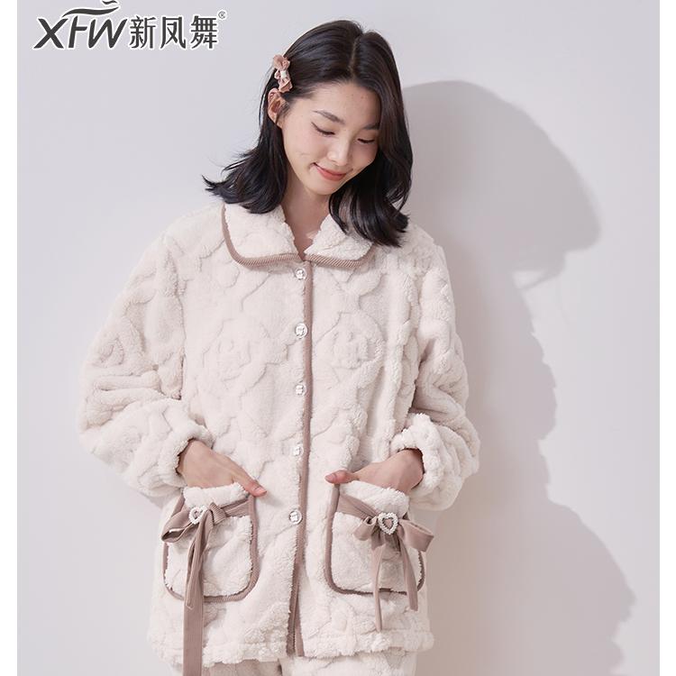 舒棉绒女保暖舒适可爱设计