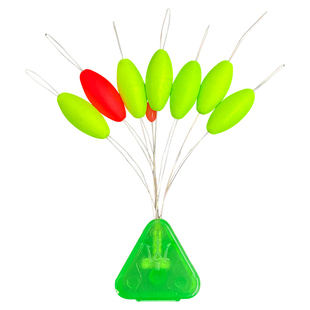 阿酷七星漂传统钓鲫鱼荧光醒目浮漂6+1鱼浮漂橄榄圆柱形高灵敏