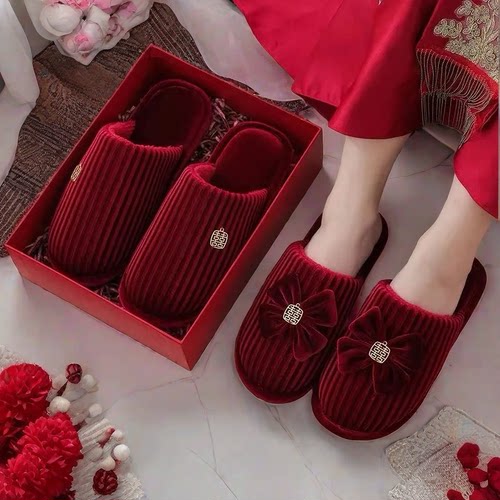 万爱结婚拖鞋工厂直营正品保证