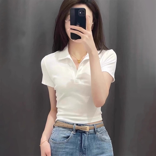 夏季2026新款白色短袖T恤女
