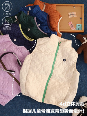 2026年早春新款儿童运动休闲马甲中大童马甲春季儿童保暖马甲R