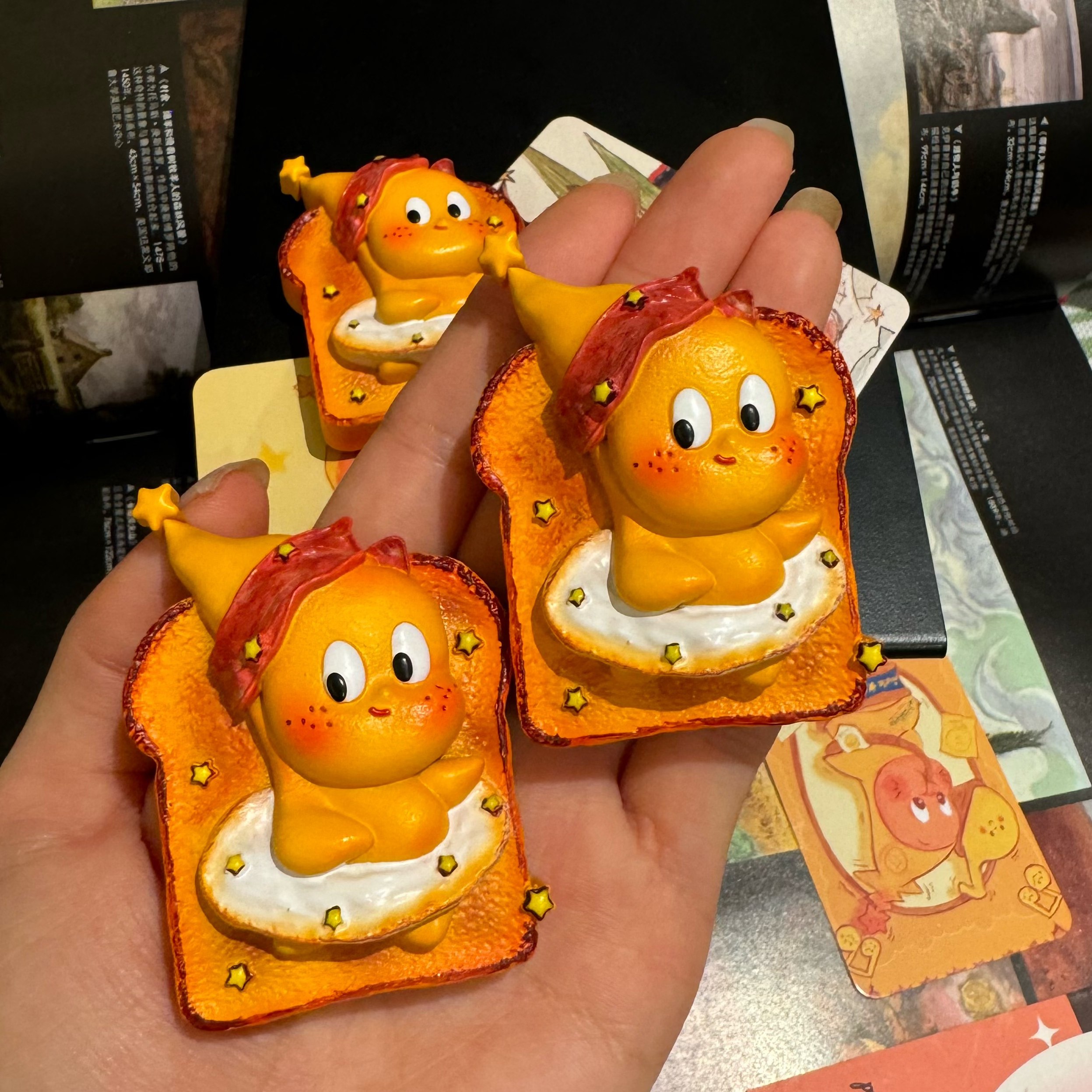 【棠主】星星人培根吐司冰箱贴 轻复古治愈可爱,节庆用品/礼品,文化创意冰箱贴,淘宝优惠券,粉丝福利购,淘宝优惠卷