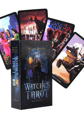 Witches Tarot Deck New Card Games英文塔罗