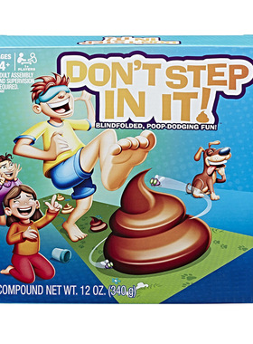 英文桌游Don't STEP IN IT 踩到狗屎运 蒙眼踩屎游戏
