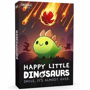 快乐 Happy 全英文 Little 小恐龙棋牌策略桌游卡牌 Dinosaurs