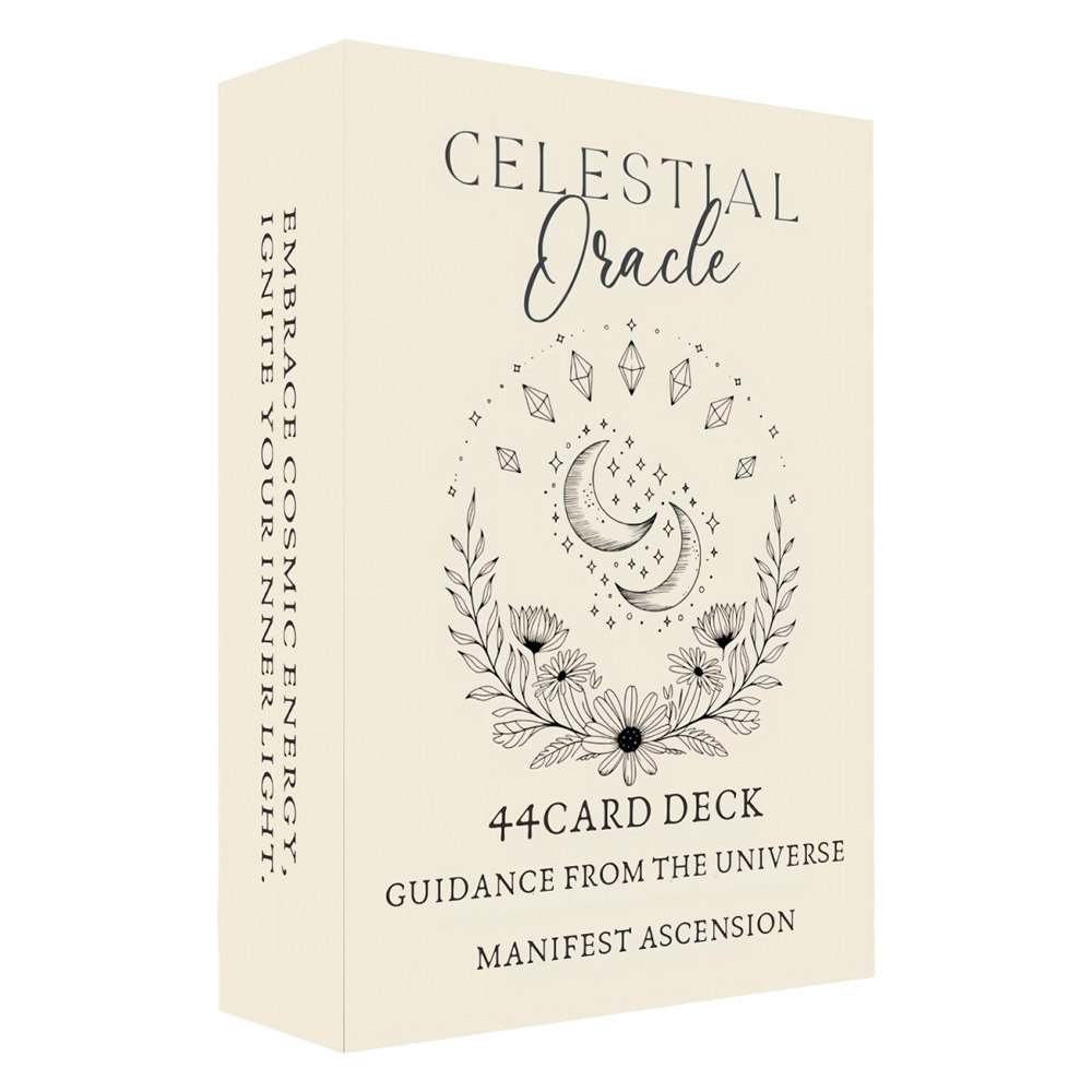 原创 天界神谕卡Celestial Oracle天地盖12X8CM 44张英文卡牌游戏