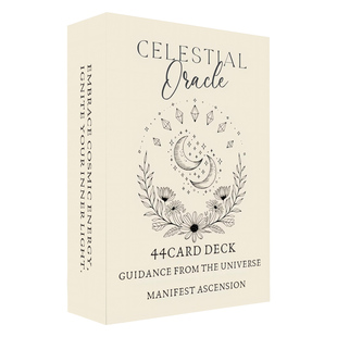 原创 天界神谕卡Celestial Oracle天地盖12X8CM 44张英文卡牌游戏