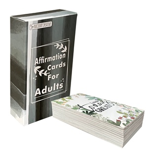 英文 成年人励志卡Affirmation Cards For Adults 加厚白卡纸