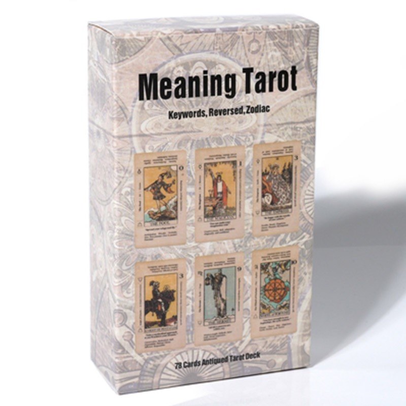 意义塔罗牌meaning tarot英文塔牌罗卡牌桌游