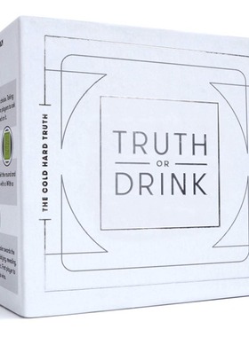 Truth or Drink Card Adult Party Game真心话或者喝酒成