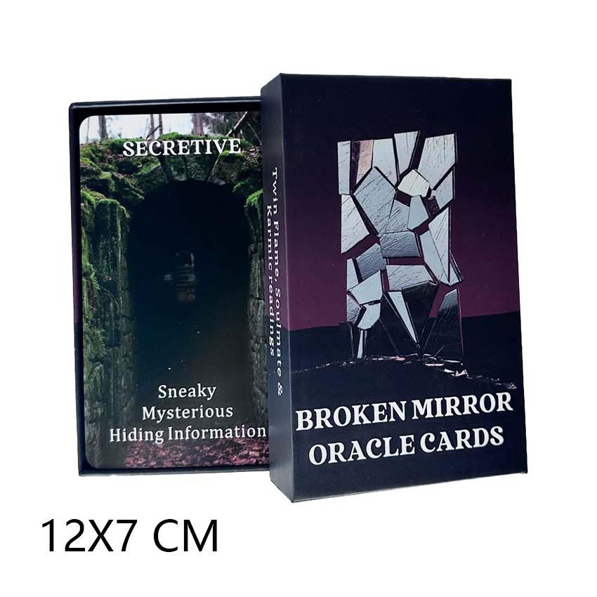 破碎镜像天地盖神谕Broken Mirror Oracle Cards12X7英卡牌游戏