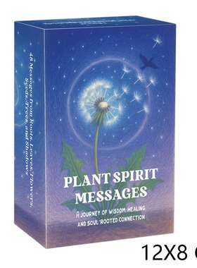 蒲公英神谕Plant Spirit Messages Oracle 天地盖12X8CM 英文卡牌