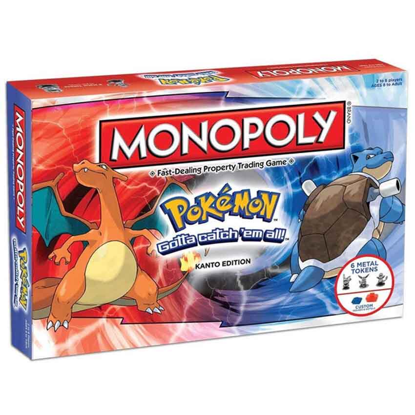 宠物小精灵大富翁Monopoly Pokemon神奇宝贝口袋妖怪英文桌游