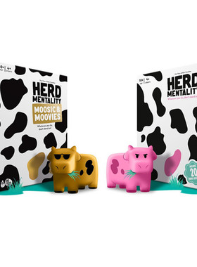 奶牛策略游戏Herd mentality 成人聚会休闲游戏 英文桌游卡牌游戏
