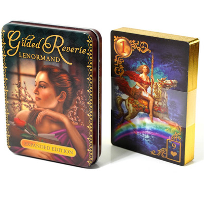 利诺曼 神谕卡Gilded Reverie Lenormand Oracle 利诺曼英文铁盒