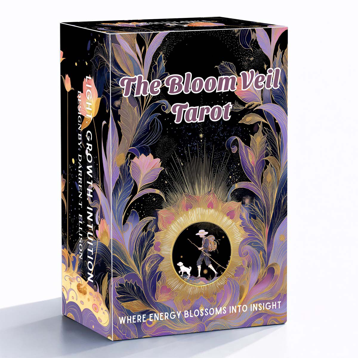 原创女性面纱塔牌The Bloom Veil Tarot天地盖12×7 英文卡牌游戏