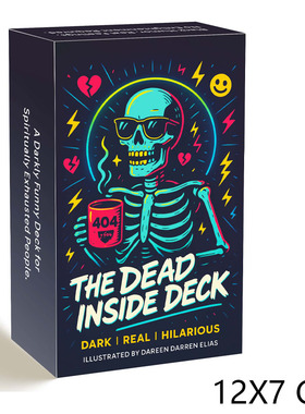 讥讽骷髅神谕The Dead Inside Deck 天地盖12X7CM 英文卡牌游戏