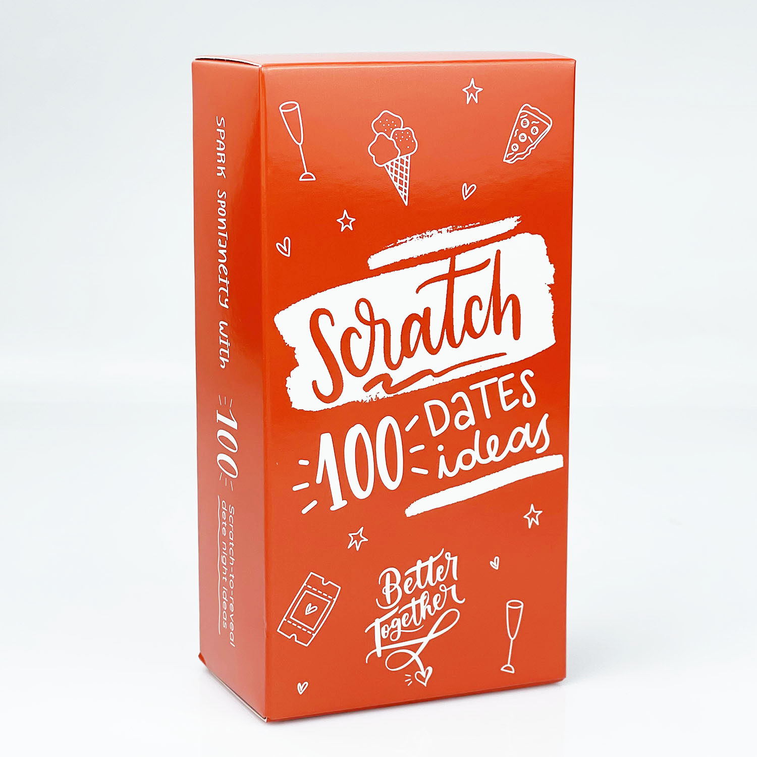 约会点子创意刮刮卡 sciatch 100 date ideas 浪漫的情侣英文游戏
