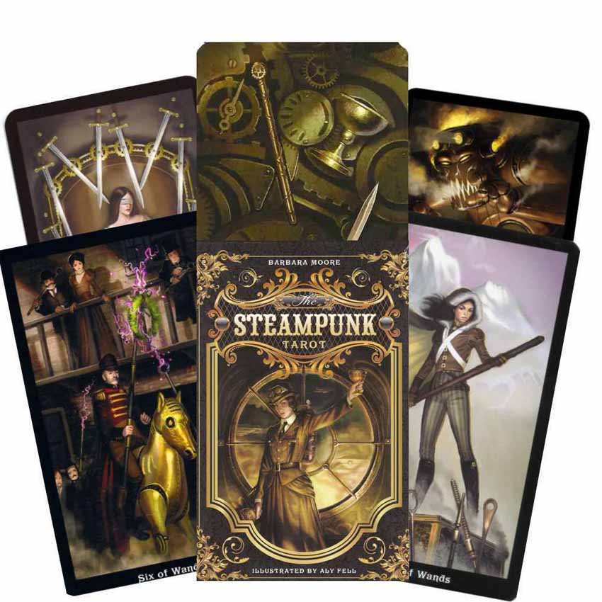 The Steampunk Tarot Cards Deck New Sealed Card Game英文塔罗