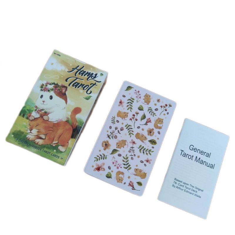 小仓鼠塔罗Hams Tarot 12x7cm英文卡牌游戏 带纸质说明