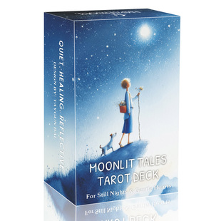 原创 月光传说塔牌Moonlit Tales Tarot天地盖12X7CM英文卡牌游戏