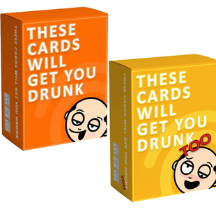 成人饮酒游戏These You Cards Get Drunk英文桌游 Will 派对有趣