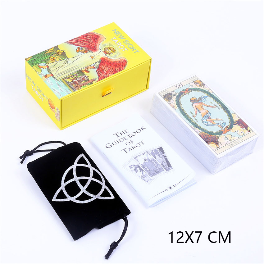 新视点New Sight Tarot Cards 塔罗牌礼盒装 12X7 配牌袋和说明书