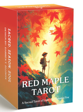 枫叶塔牌Red Maple Tarot 天地盖12×7cm 78张英文卡罗牌卡牌游戏