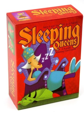 New Sleeping Queens Card Game 睡皇后卡牌游戏全英文
