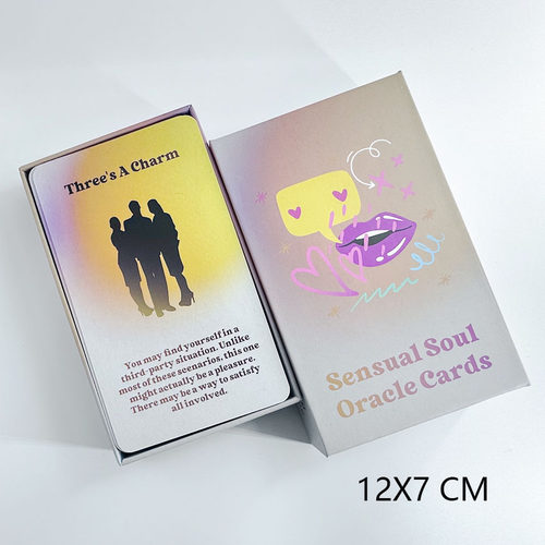 矢量爱情神谕Sensual Soul Oracle Cards12X7天地盖英文卡牌游戏