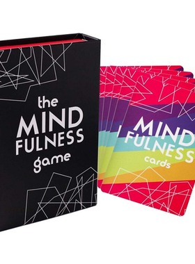 Mindfulness Therapy Card  Games 正念沟通卡牌游戏英文