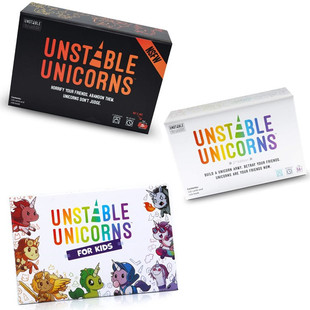 独角兽儿童版Unstable unicorns for kids全英文桌游卡牌亲子家庭