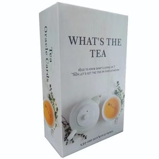 新版天地盖茶叶神谕卡What's The Tea Oracle 12x7cm英文卡牌游戏