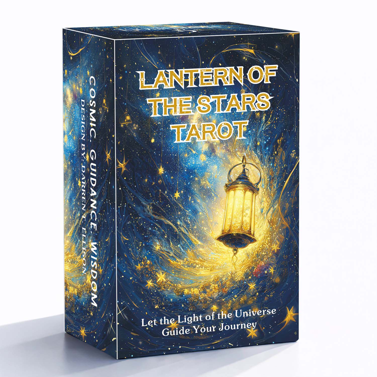 原创星空之灯塔牌Lantern of the Stars Tarot天地盖12X7英文卡牌