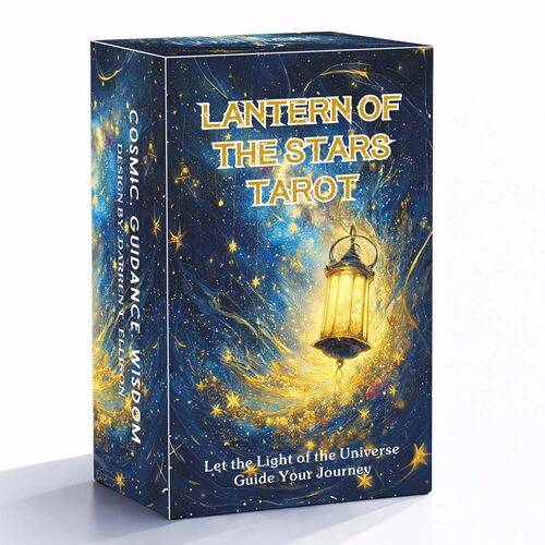 原创星空之灯塔牌Lantern of the Stars Tarot天地盖12X7英文卡牌