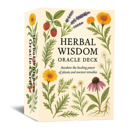 原创草本智慧神谕Herbal Whisper Oracle天地盖12X8 英文卡牌游戏