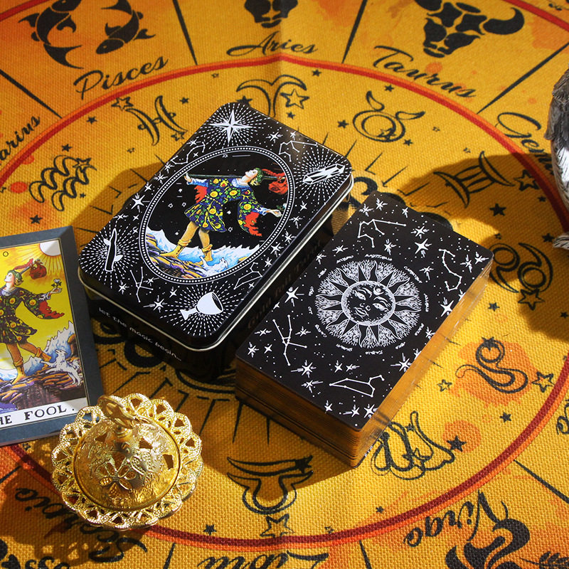 铁盒装初学者塔罗维特系列waite tarot12*7cm