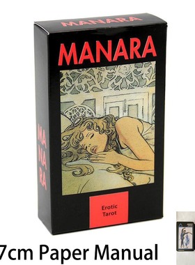 Manara 12x7cm纸质说明书tarot英文桌游卡牌游戏