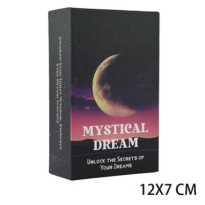 梦境神谕卡Mystical Dream Card Deck 天地盖12X7CM 英文卡牌游戏
